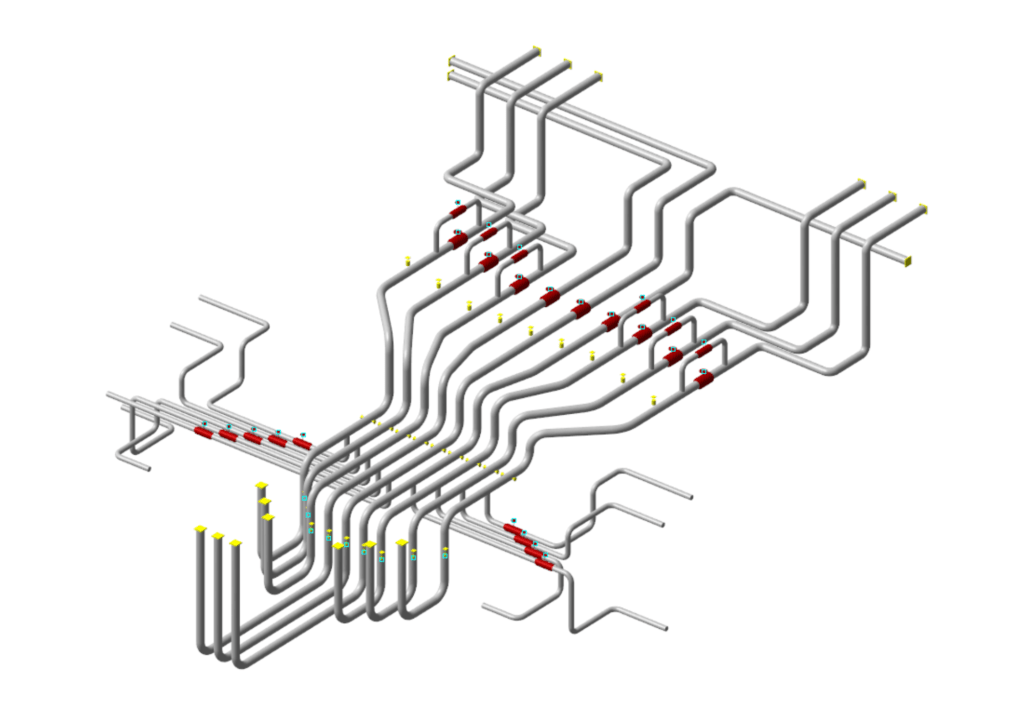 Ligne de tuyauterie