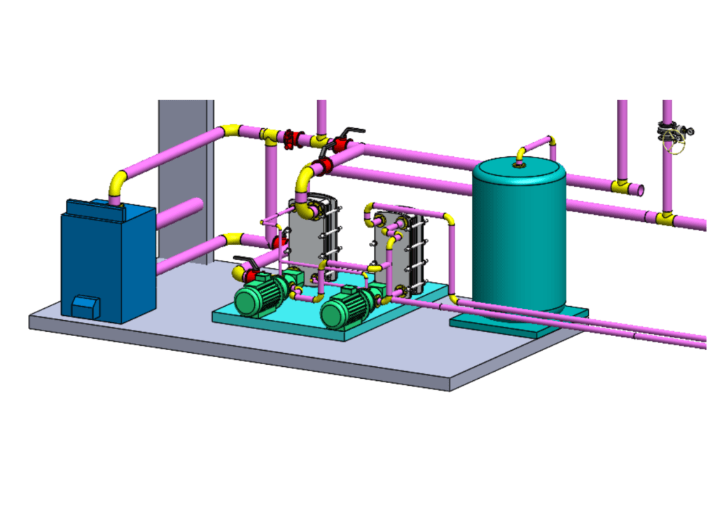 Étude d'implantation chaufferie