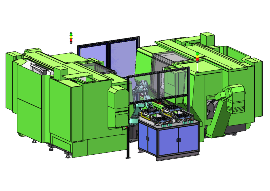 Étude machine spéciale interface de chargement / déchargement pièces